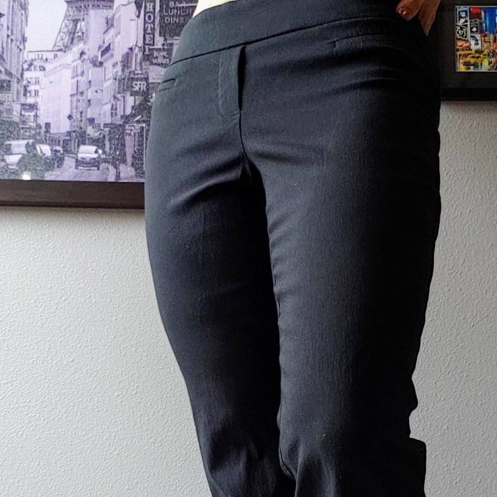 Slimming black slacks